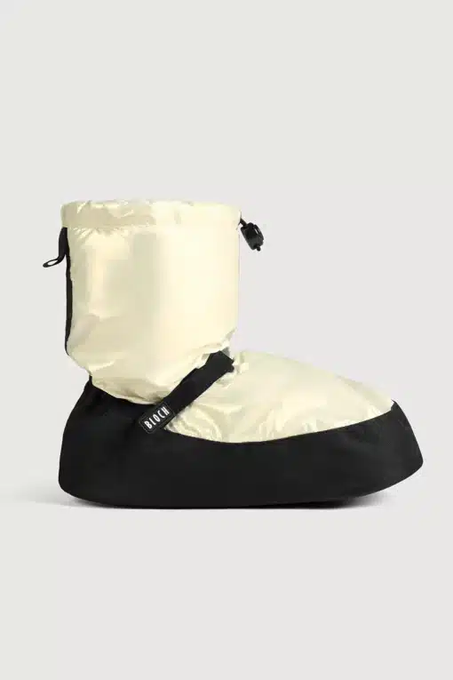 Metallic Pearl Warm up Booties - Cream - CHILD