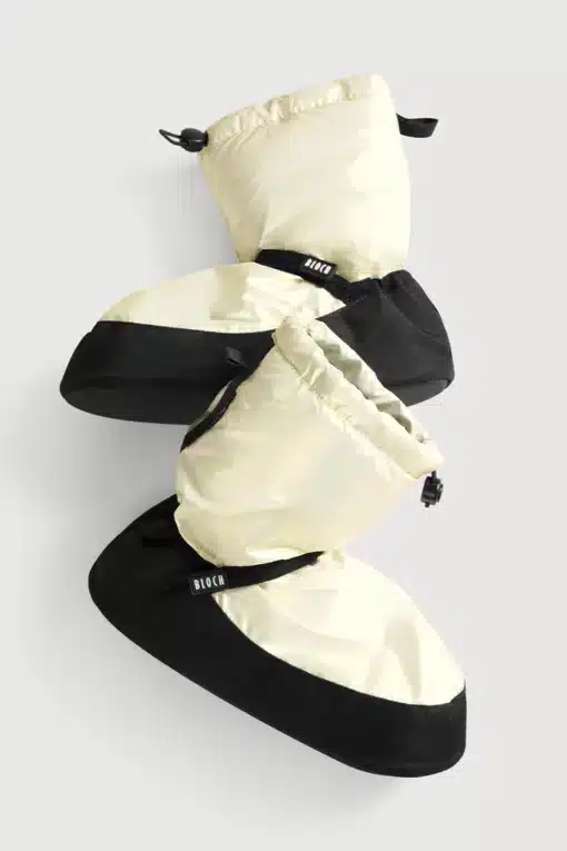 Metallic Pearl Warm up Booties - Cream - CHILD - Image 2