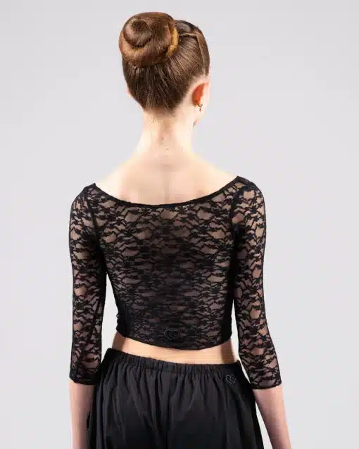 CD Wednesday Lace Top - Noir - ADULT - Image 2