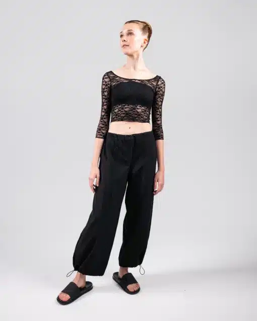 CD Wednesday Lace Top - Noir - ADULT - Image 3