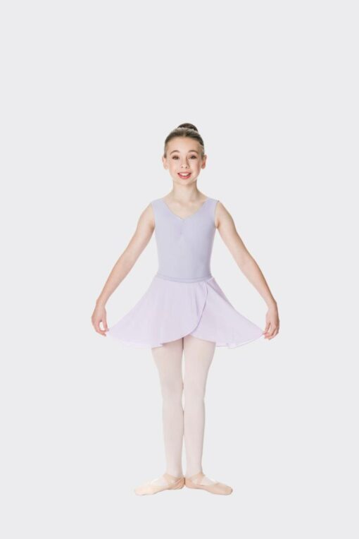 Mock Wrap Skirt - Lilac - CHILD