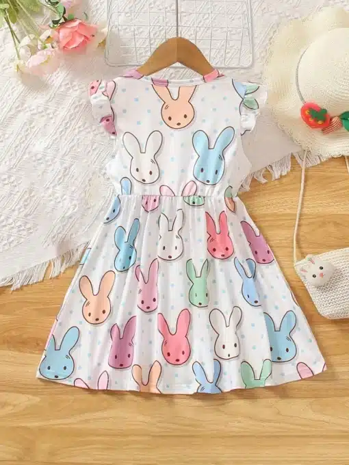 Bunny Face Frill Dress - Image 2