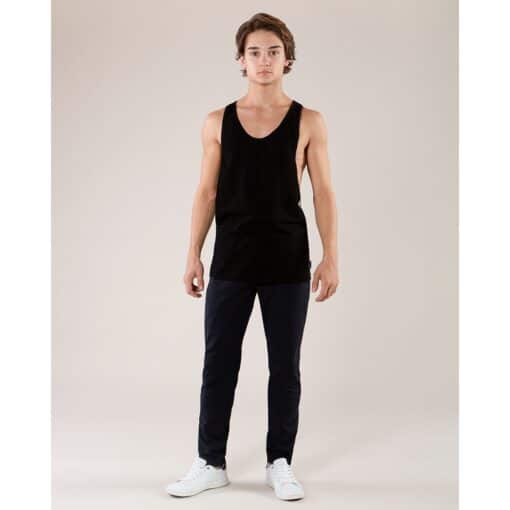Cut Away Singlet - Black - CHILD *SALE - Image 2