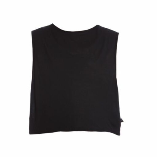 Riley Crop Singlet - Black - ADULT