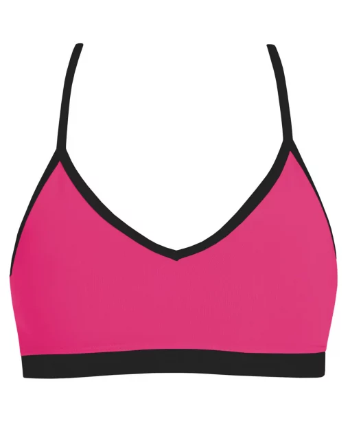 Paris Crop Top - Pink/Black - CHILD *SALE
