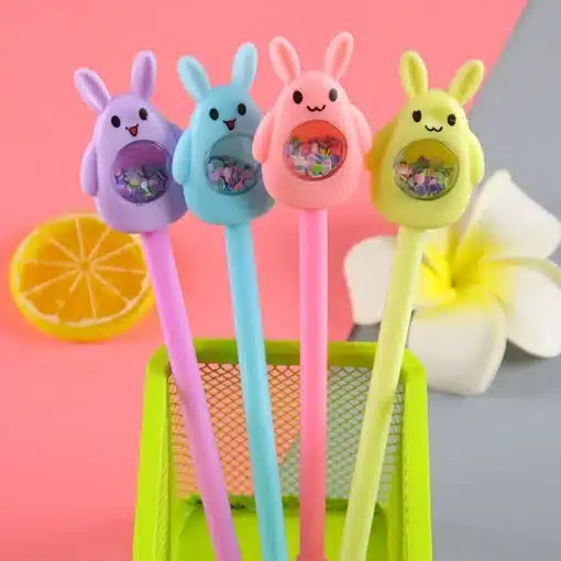 Bunny Pens - Pink-Yellow-Lilac-Blue - Image 5