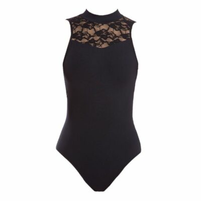 Energetiks Scarlett Lace Leotard - Black - CHILD
