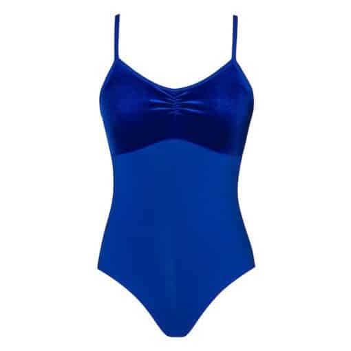 Giselle Velvet Leotard - Cobalt - ADULT