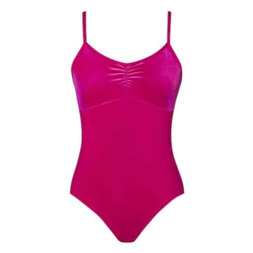 Giselle Velvet Leotard - Mulberry - CHILD