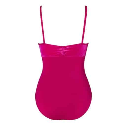 Giselle Velvet Leotard - Mulberry - CHILD - Image 2