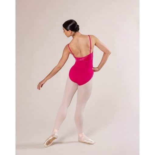 Giselle Velvet Leotard - Mulberry - CHILD - Image 4
