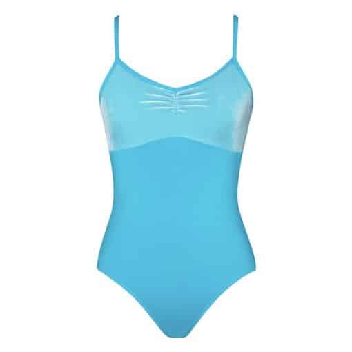 Giselle Velvet Leotard - Turquoise - ADULT