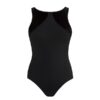 Cassie Velvet Leotard - Black - CHILD