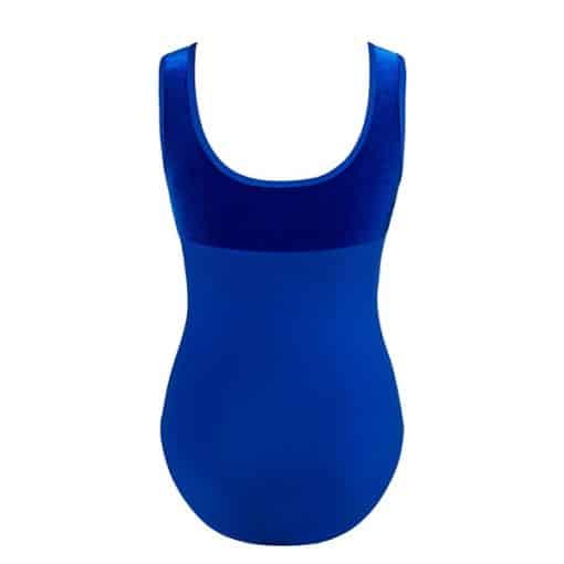 Alda Velvet Leotard - Cobalt - CHILD - Image 2
