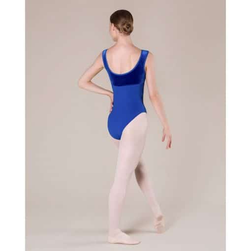 Alda Velvet Leotard - Cobalt - CHILD - Image 4