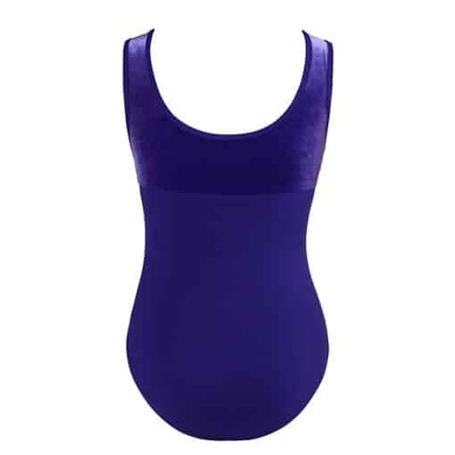 Alda Velvet Leotard - Deep Purple - ADULT - Image 2