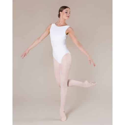Alda Velvet Leotard - White - CHILD - Image 3