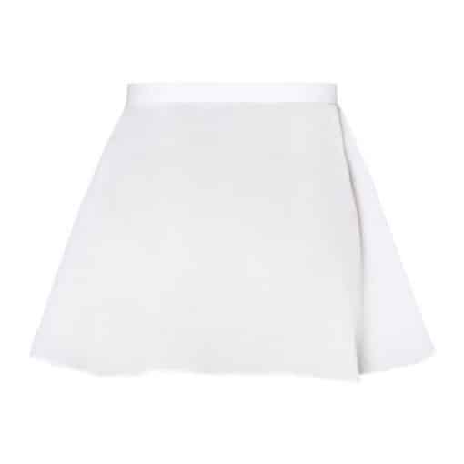 Audrey Mock Wrap Skirt - White - ADULT - Image 2
