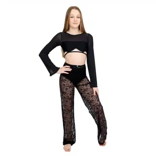 Attitude Lace Pant - Black - Image 3