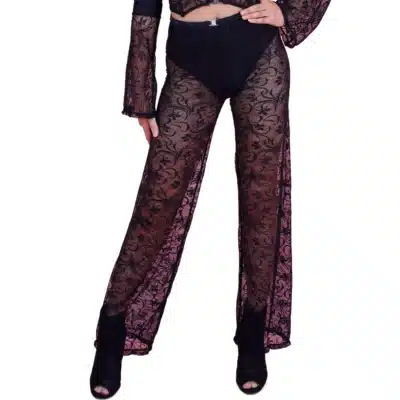 Attitude Lace Pant - Black