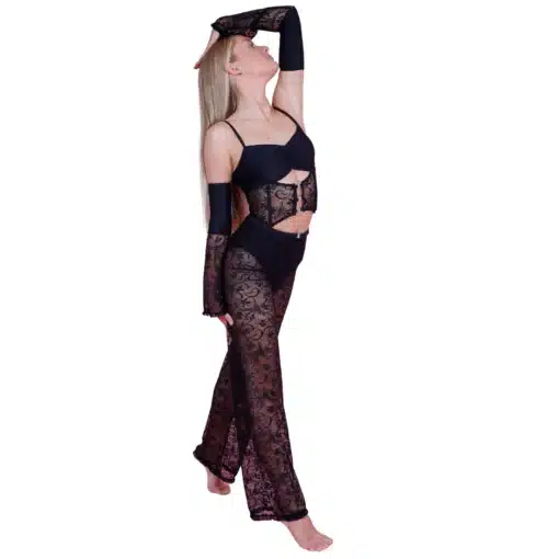 Attitude Lace Pant - Black - Image 4