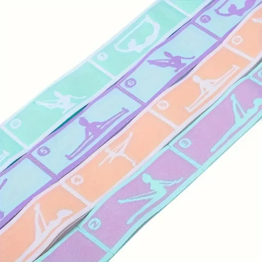 Exercise Stretch Strap - Purple - Image 3