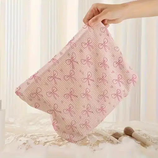 Pink Bow Make up Pouch