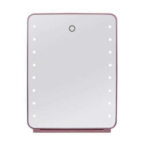 Large Light Up Mirror - Pink - Image 2