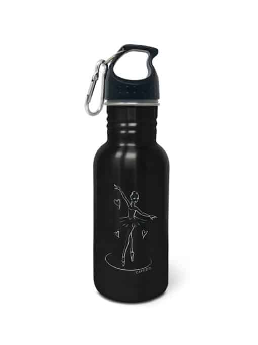 Stainless Steel Drink Bottle - Black