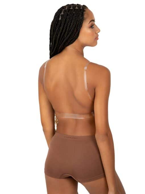 Deep Neck Clear Back Bra - CHILD - Image 2