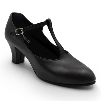 Jr. Footlight T-Strap Shoe - Black - ADULT