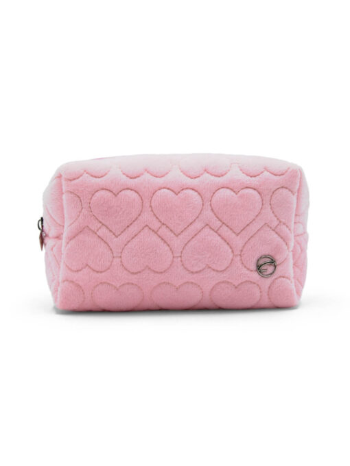 Heart Beauty Pouch - Light Pink