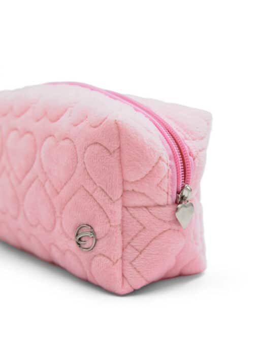Heart Beauty Pouch - Light Pink - Image 2