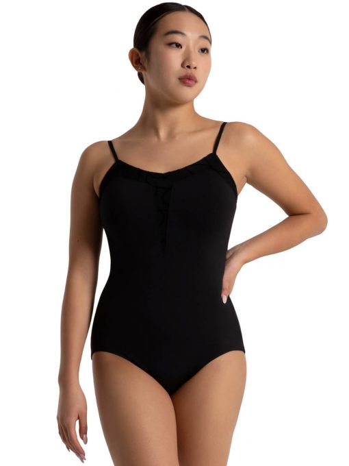 Cleo Mesh Leotard - Black - ADULT