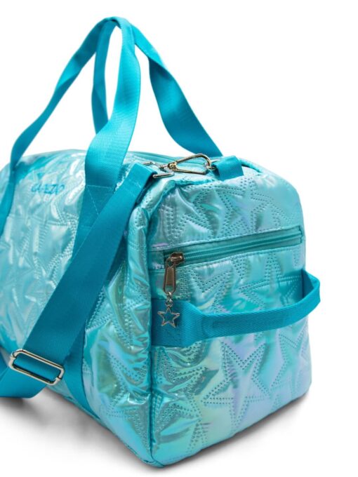 Metallic Star Duffle Bag - Turquoise - Image 2