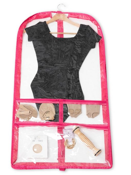 Garment Bag - Clear/Pink - Image 2