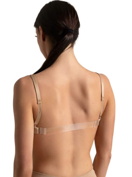Sweetheart Clear Back Bra - Nude - ADULT - Image 3