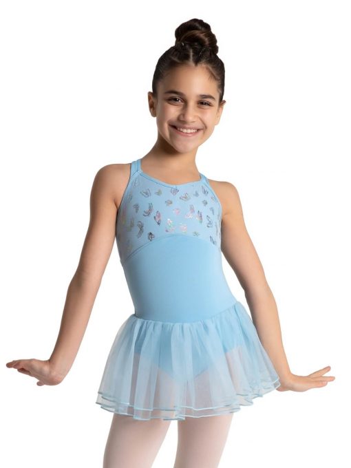 Butterfly Monach Tutu Dress - Light Blue
