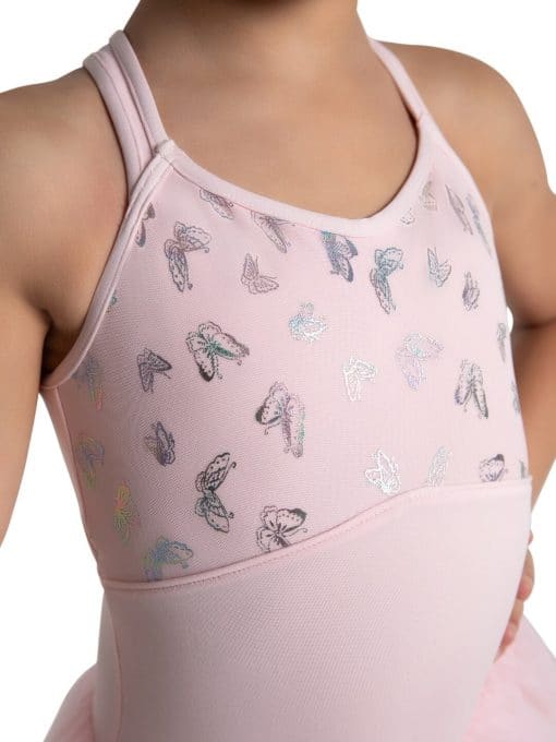 Butterfly Monach Tutu Dress - Pale Pink - Image 2