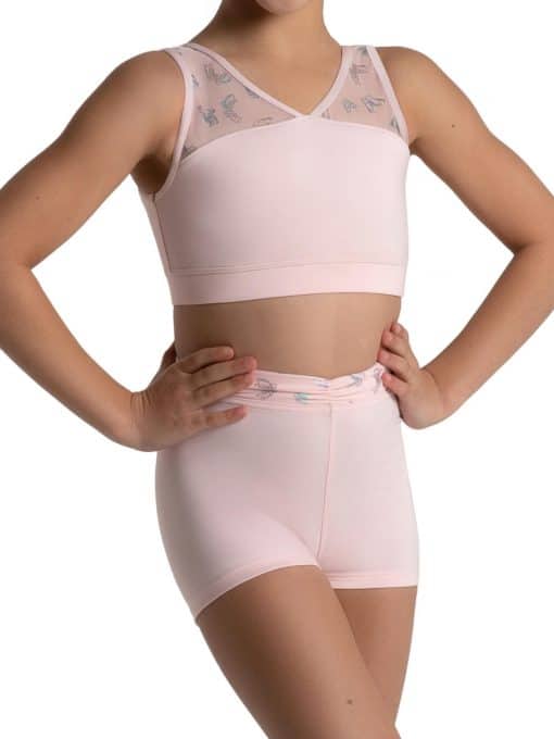 Butterfly Rosy Boy Short - Pale Pink - Image 2