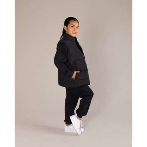 Jax Puffer Vest - Black - ADULT - Image 4