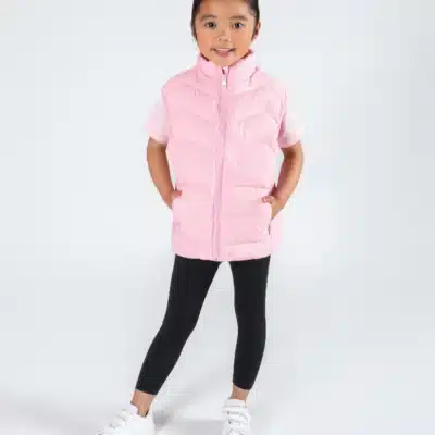 Jax Puffer Vest - Pink