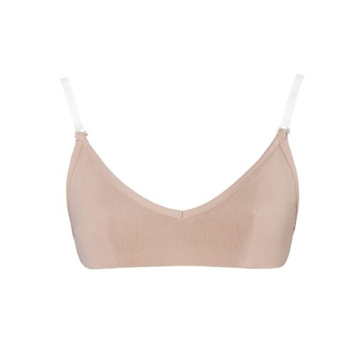 Clear Back Bra - Beige - ADULT