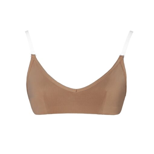 Clear Back Bra - Tan - CHILD