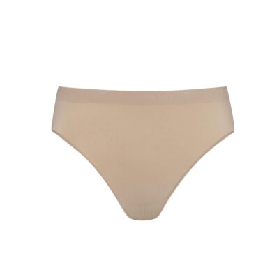 Seamless High Cut Brief - Beige - CHILD