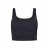 Tori Crop Singlet - Black - CHILD