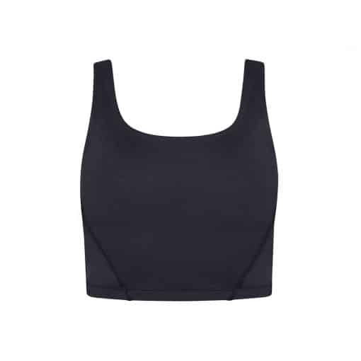 Tori Crop Singlet - Black - CHILD