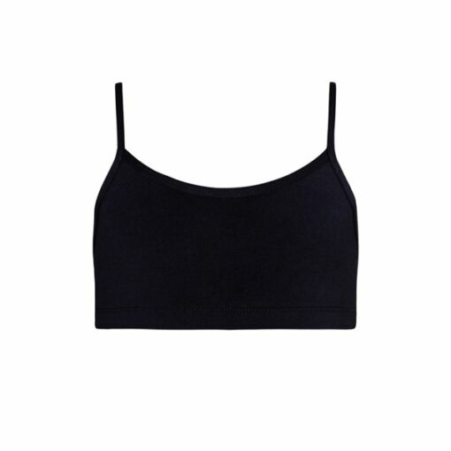 Teagan Crop Top - Black - CHILD