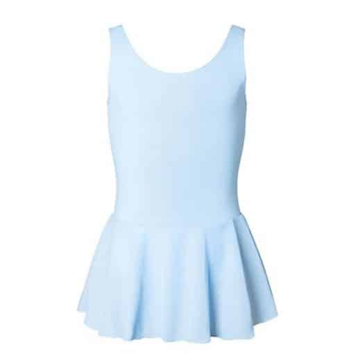 Emery Leotard with Skirt - Baby Blue