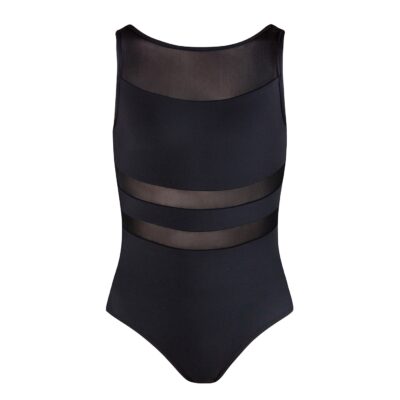 Lexi Mesh Leotard - Black - CHILD